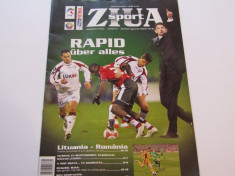 Revista fotbal ZIUA SPORT (Rapid Bucuresti) foto