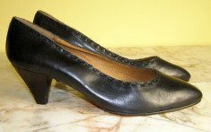 Pantofi dama marca Angela Vinea interior exterior si talpa piele marimea 38 (P395_1) foto