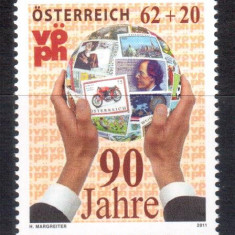 AUSTRIA 2011, Aniversari - Timbru/timbru, serie neuzata, MNH