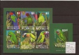 Micronesia - parrots - 2513/8+bl. 244, Natura