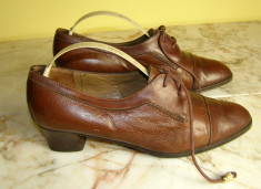 Pantofi dama marca Signora interior exterior piele marimea 36 (P350_1) foto