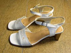 Sandale dama marca Gino Ventori interior exterior si talpa piele marimea 37 (P302_1) foto