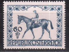 AUSTRIA 1947, Fauna - Cai, serie neuzata, MNH foto