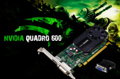 Placa Video PCI-E NVDIA Quadro 600 1GB DDR3 128BIT DVI RACIRE ACTIVA foto