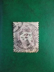 Ungaria 1874-1881 numerale cifra pe plic 2K stampilat foto