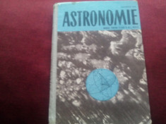 MANUAL ASTRONOMIE CLASA XI 1966 foto