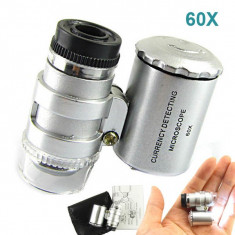 Lupa 60x lupa 60 x microscop lupa microscop 60x lupa led bijutier lupa ceas lupa foto