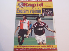 Revista fotbal RAPID BUCURESTI - anul II nr.7 foto
