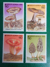 Korea 1994 ciuperci - serie nestampilata MNH foto