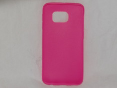 Husa Samsung Galaxy S6 Edge Silicon Roz / Pink foto