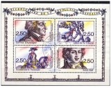 FRANTA 1991 BICENTENARUL REVOLUTIEI FRANCEZE COLITA STAMPILATA