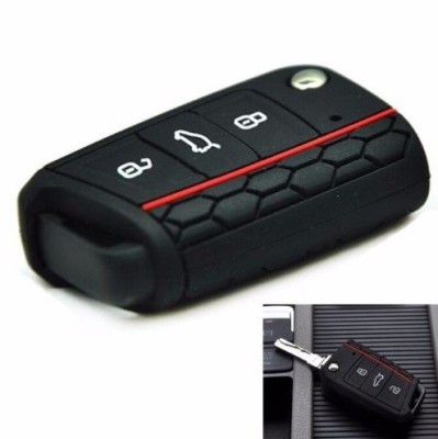 Husa silicon Cheie VW Volkswagen Golf 7 mk7 Key Portection Skoda Octavia A7 foto