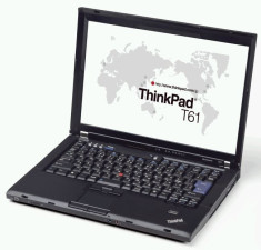 Laptop Lenovo T61, Core 2 Duo T7300, 2.0Ghz, 2Gb DDR2, 160Gb, DVD-RW, 12138 foto