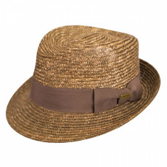 Best Price 16466457 - Palarie Kangol Wheat Braid Arnold Tan(Masura : L) foto