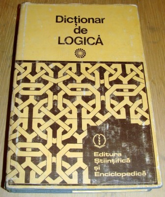 DICTIONAR DE LOGICA foto