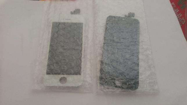 Lcd iPhone 5s negru / display / ecran original + cadou folie sticla fata spate