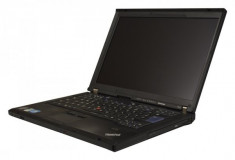 Laptop Lenovo ThinkPad T400, Intel Core 2 Duo P8600 2.4 GHz, 4 GB DDR3, 160 GB HDD SATA, DVD-CDRW, Wi-Fi, Bluetooth, Baterie NOUA, Display 14.1inch foto