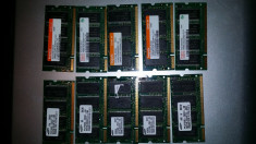 LOT 10 BUCATI Memorie Laptop DDR1 256 MB 333 Mhz Samsung+Hynix foto