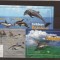 St. Kitts - dolphins - 1178/83+bl.105/6