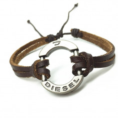 Bratara piele DIESEL Casual, Brown Edition #3 foto