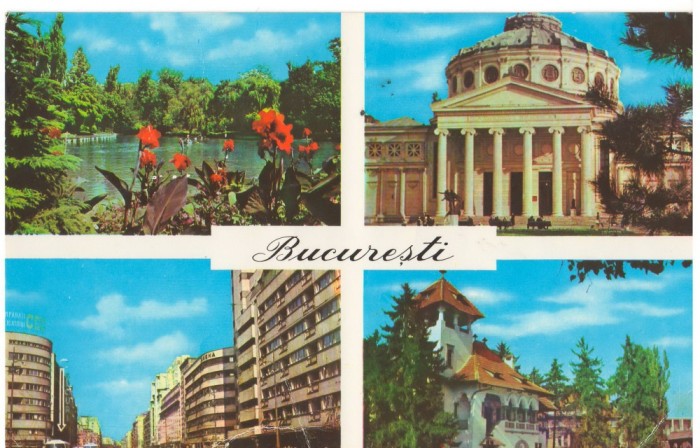 CPI (B7060) CARTE POSTALA - BUCURESTI. MOZAIC, RPR