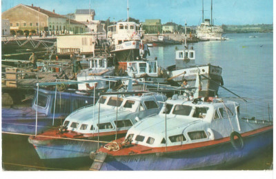 CPI (B7122) CARTE POSTALA - TULCEA. VEDERE DIN PORT foto