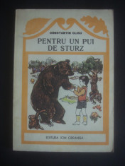 CONSTANTIN CLISU - PENTRU UN PUI DE STURZ {ilustrata} foto