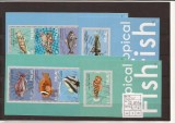 Palau - tropical fish - 3328/35+bl.289/90