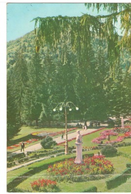 CPI (B7199) CARTE POSTALA - SLANIC MOLDOVA. VEDERE DIN PARC, RPR foto