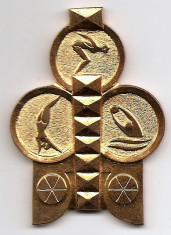 Medalie Internationale Inot Romania 1970 - 52x74 mm - In caseta (MB-5) foto
