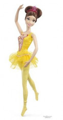 Papusa Disney Princess Ballarina Princess Bella Yellow foto