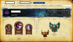 Vand cont League of Legends, EUNE, Level 30, ex-diamond, actual platinum 2 foto