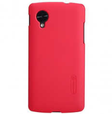 Carcasa protectie spate + folie ecran pentru LG Nexus 5 - rosie foto