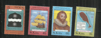 V 60 - VAPOARE, NAVE - ST. KITTS - SERIE NESTAMPILATA, MNH foto