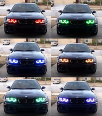 NOU ! Kit Angel Eyes Multi-Color BMW E36 E46 E39 E38 Seria 3 Seria 5 7 foto