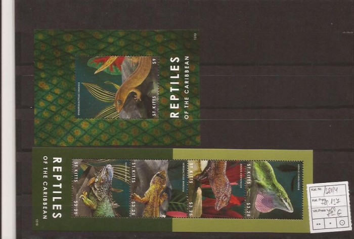 St. Kitts - reptiles - 2013 seria