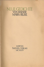 Rainer Maria Rilke - Neue Gedichte / Der neuen Gedichte anderer teil - 1913/1914 foto