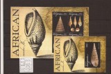 Tanzania - african seashells - 4848/51+bl.649