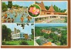 CPI (B7129) CARTE POSTALA - BAILE FELIX. MOZAIC: STRANDUL, HOTEL APOLLO, NUFARUL, Circulata, Fotografie