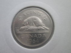 Canada 5 cents 1964 foto