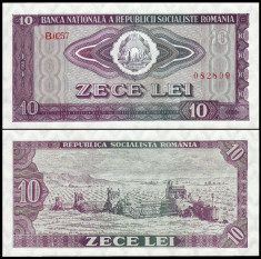 3. ROMANIA, 10 LEI 1966, UNC foto