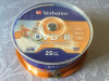 Set 25 PACK DVD - R marca Verbatim, 4,7 GB, 16 x max speed / 120 min,NOU SIGILAT