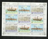 V 45 - VAPOARE, NAVE - SAO TOME E PRINCIPE - BLOC NESTAMPILAT, MNH