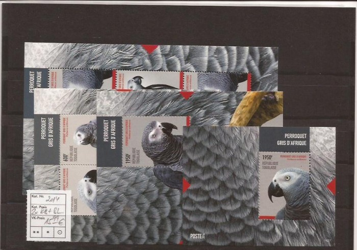 Togo - parrots - 2014 seria