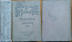 Catalog de timbre postale Yvert si Tellier , 1931 , Calea Victoriei , Bucuresti foto