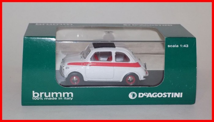 1959 - FIAT 500 SPORT (scara 1/43) BRUMM - DeAgostini IT