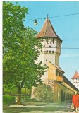 CPI (B7172) CARTE POSTALA - SIBIU. TURN DE APARARE, Circulata, Fotografie