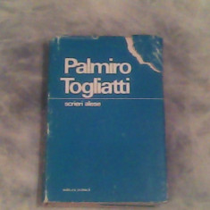 Scrieri alese-Palmiro Togliatti