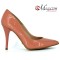 Pantofi Stiletto Piele Naturala - Culoare Salmone - Giulio 016-632 V.S.