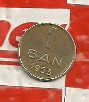Mai RAR-Moneda 1 ban 1953 foto